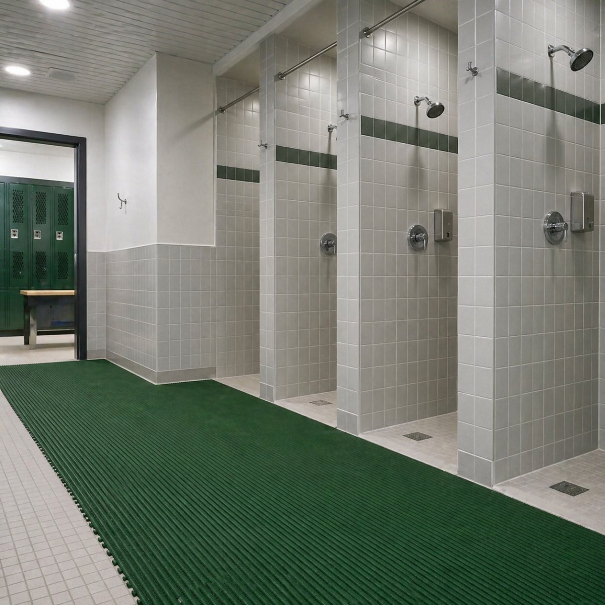 Heron Rib Locker room & shower area