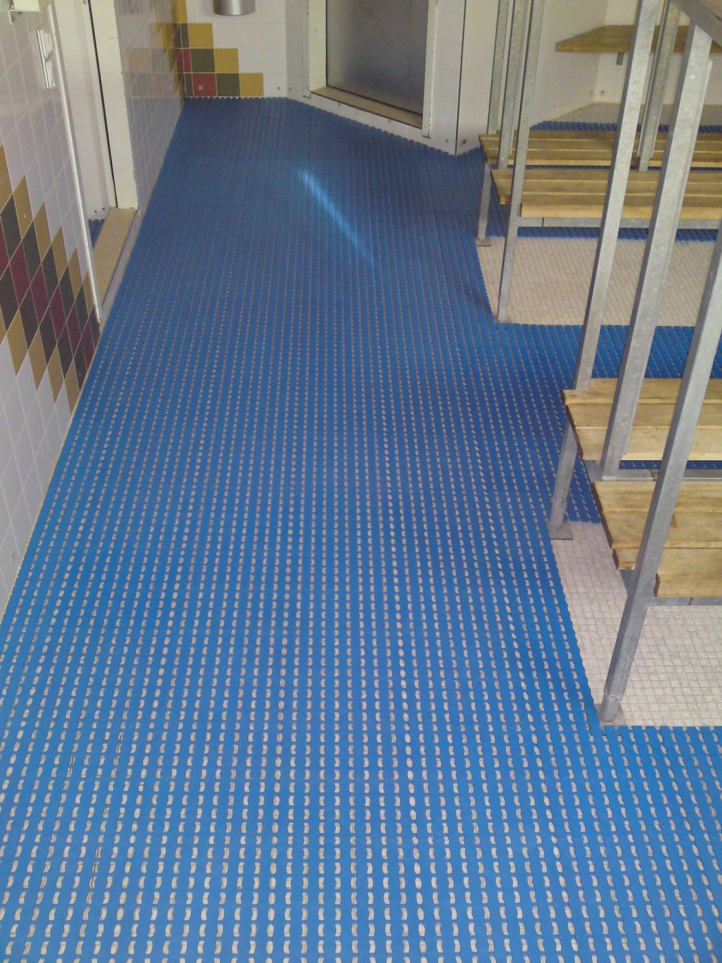 Heron Tile Locker room & shower area