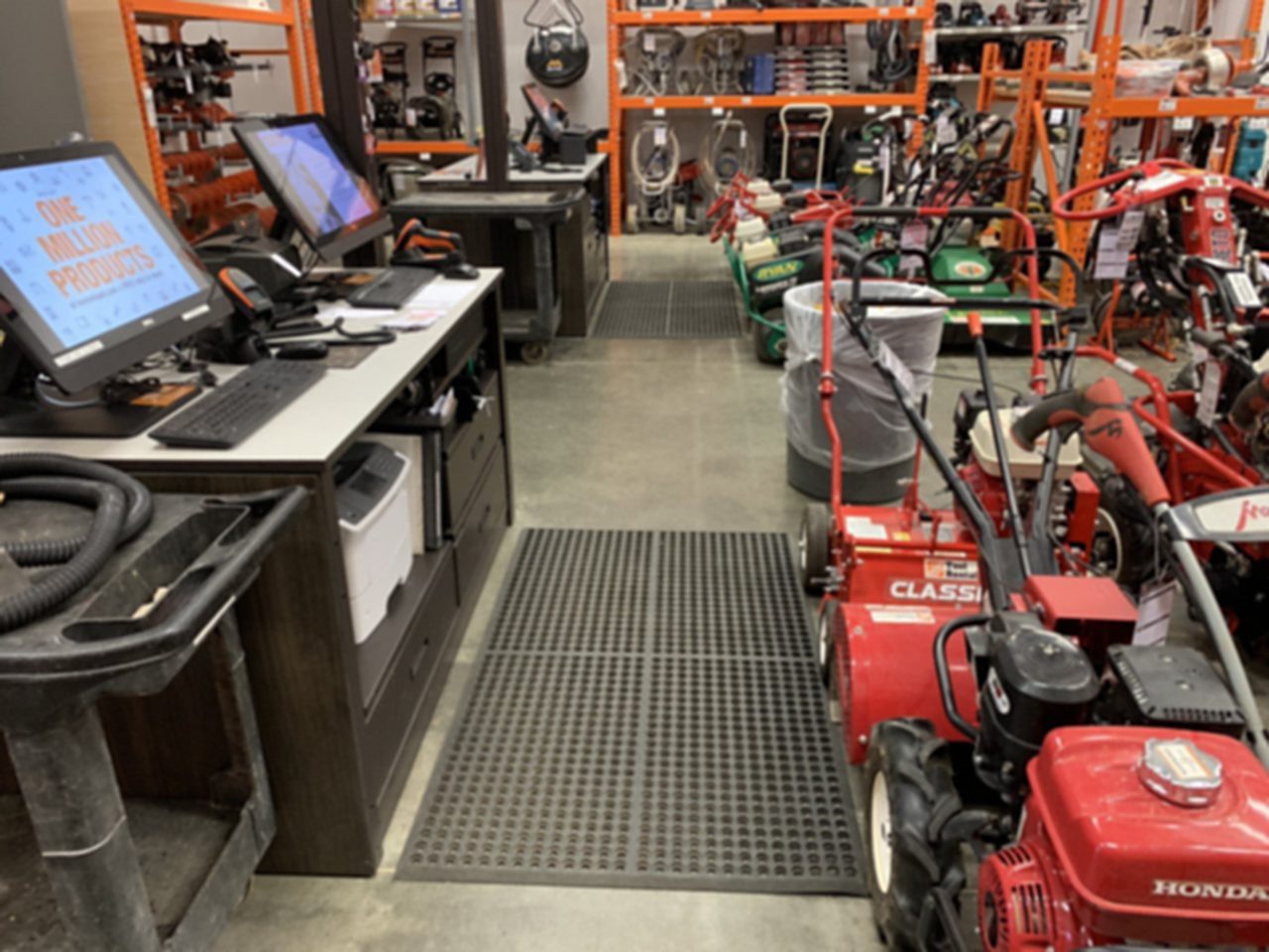 Kitchen Mat Tool rental counter