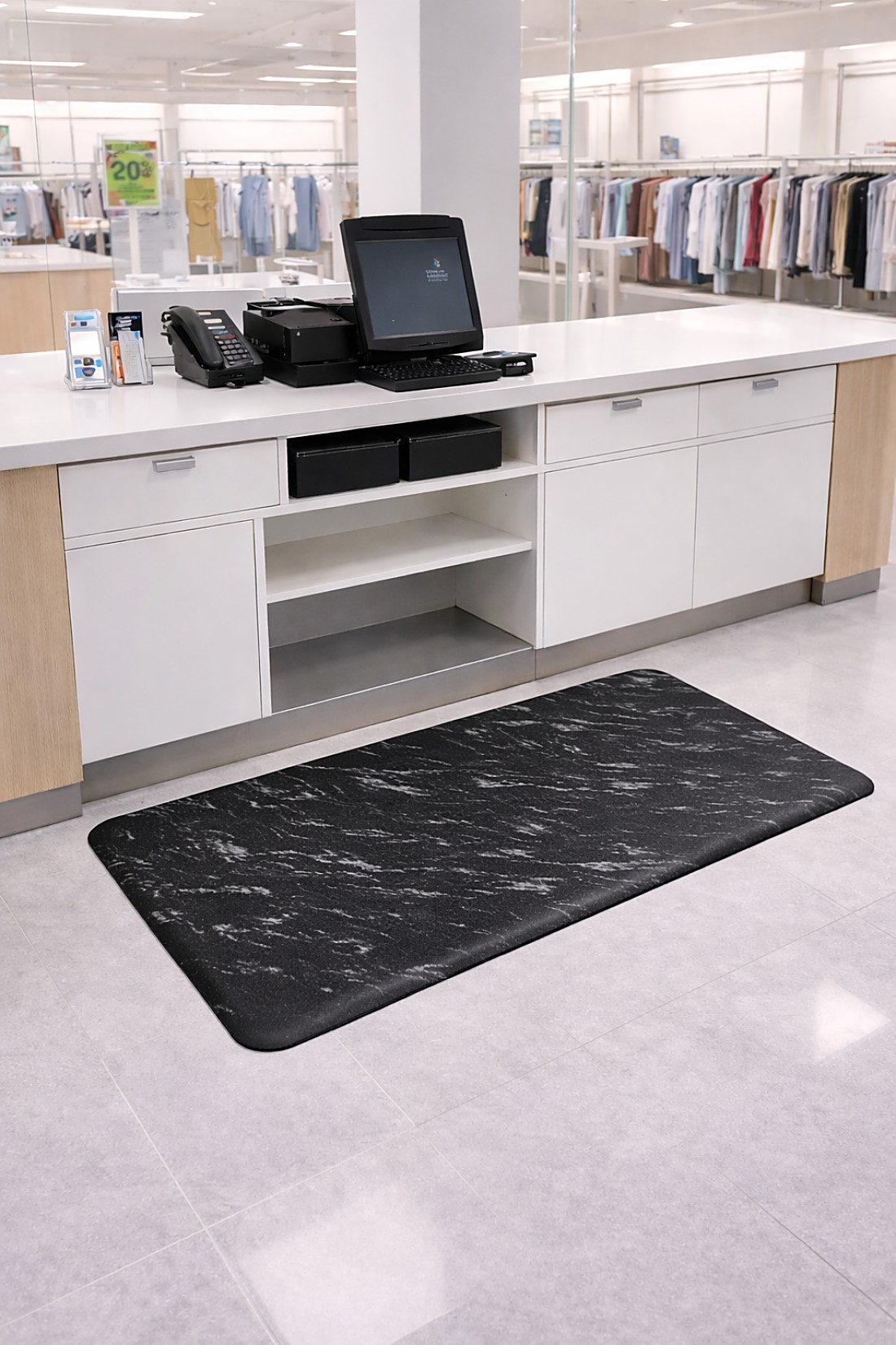 Marble Step Retail check stand
