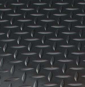 Diamond Plate Safety Step Solid Black colorway