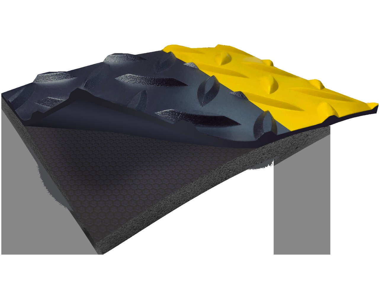 Diamond Plate Safety Step Fusion-bonded composite construction