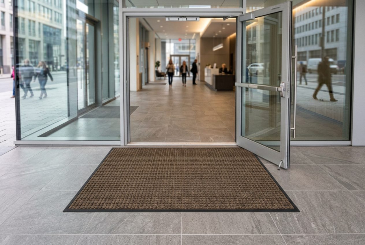 Tidal + Diamond Mat Building entrance